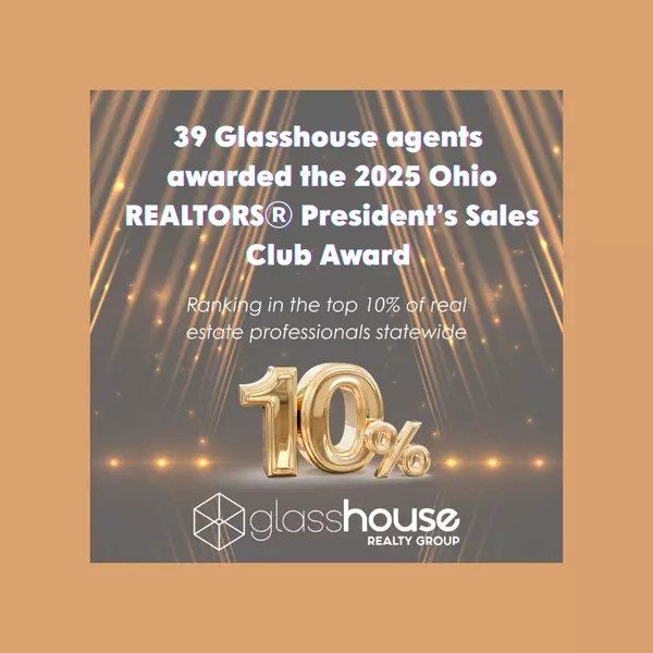 Ohio REALTORS names 39 Glasshouse agents to top 10% statewide