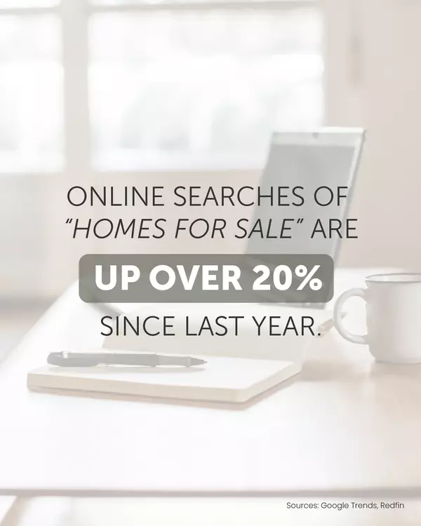 Homebuyer Searches of Homes for Sale Are Up