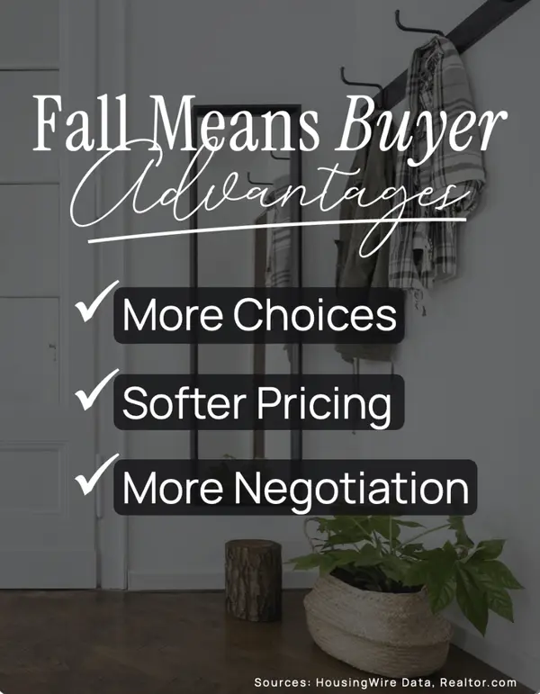 Fall Buyer Advantages List