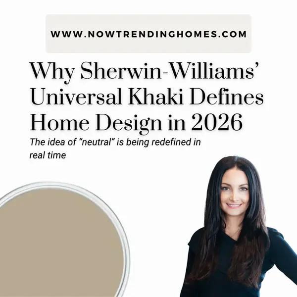 The New Neutral Era: Why Sherwin-Williams’ Universal Khaki Defines Home Design in 2026,Annie Price