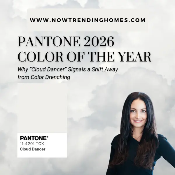 Pantone 2026 Color of the Year: Why “Cloud Dancer” Signals a Shift Away from Color Drenching,Annie Price