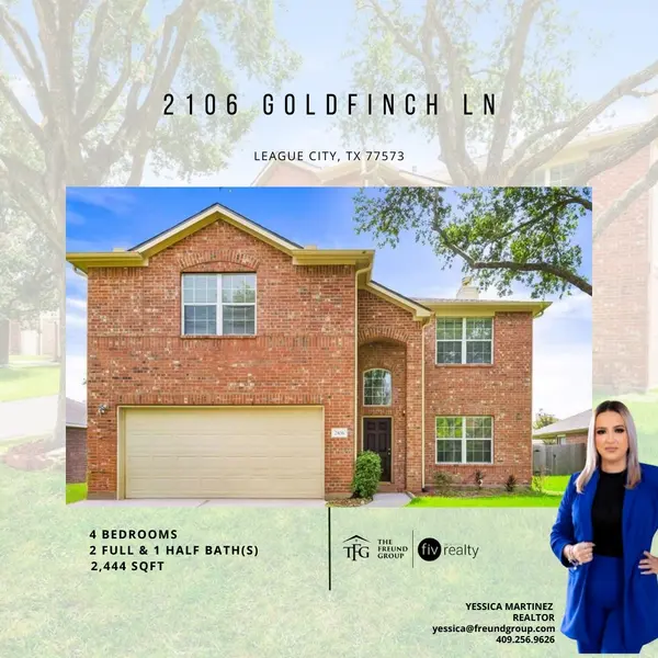 Spacious & Stylish Living in League City: 2106 Goldfinch Ln,Tammi Freund