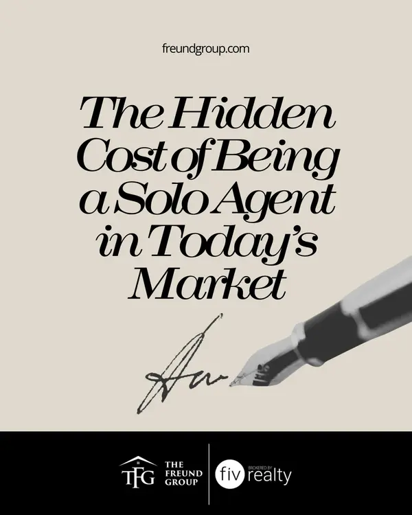 The Hidden Cost of Being a Solo Agent in Today’s Market,Tammi Freund