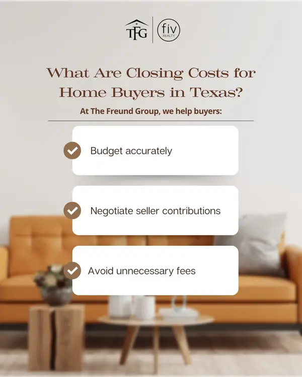 What Are Closing Costs for Home Buyers in Texas?,Tammi Freund