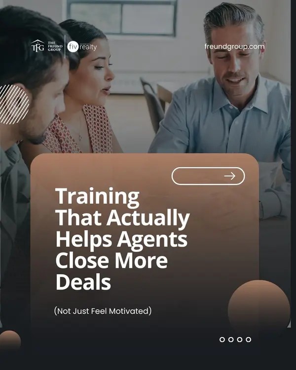 Training That Actually Helps Agents Close More Deals,Tammi Freund