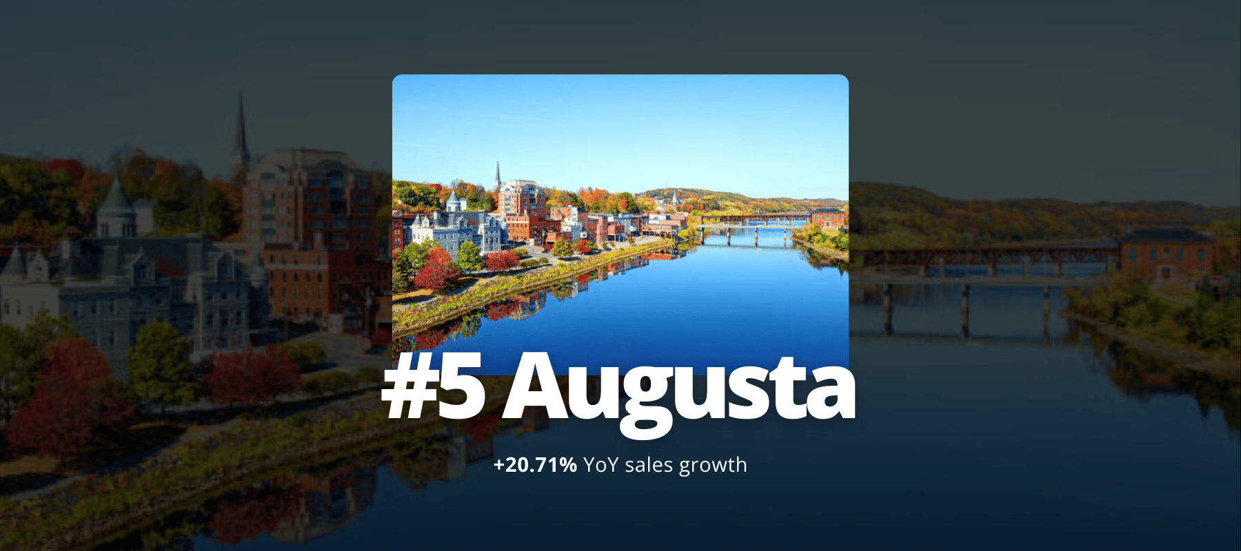 Top 5 Town with most real estate growth in Maine 2025 - Augusta, Maine 