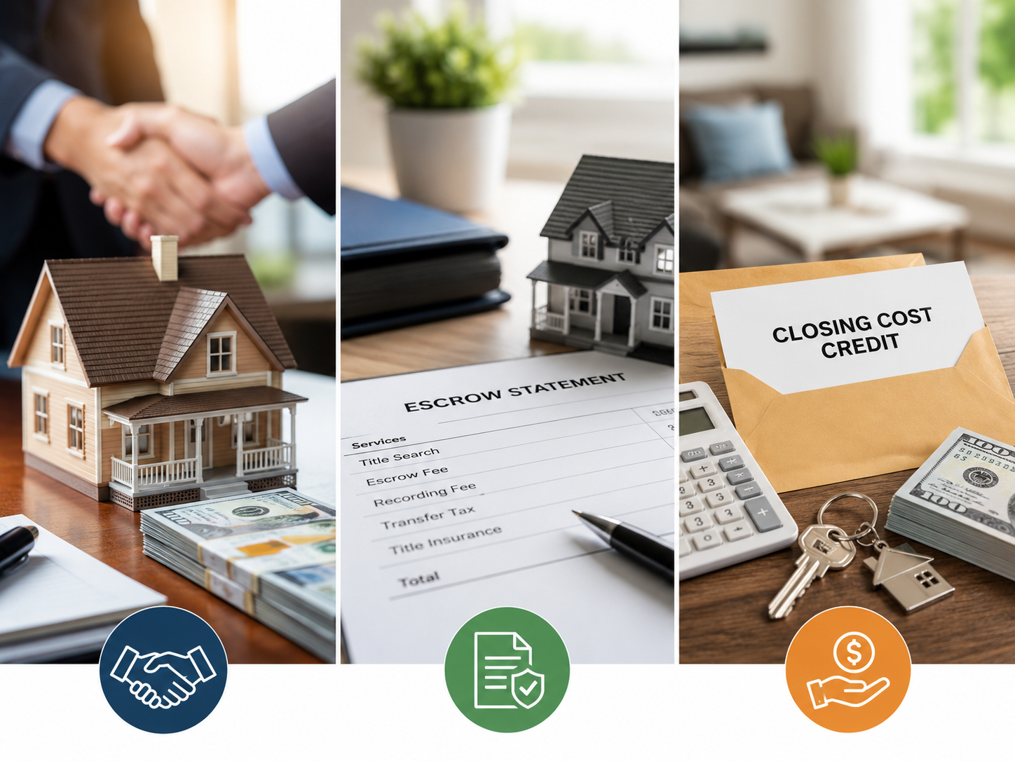 Real estate transaction costs in Nevada including agent commissions, title and escrow fees, seller concessions, closing costs, and home sale proceeds analysis.