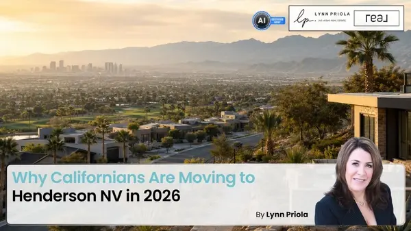 Why Californians Are Moving to Henderson NV in 2026