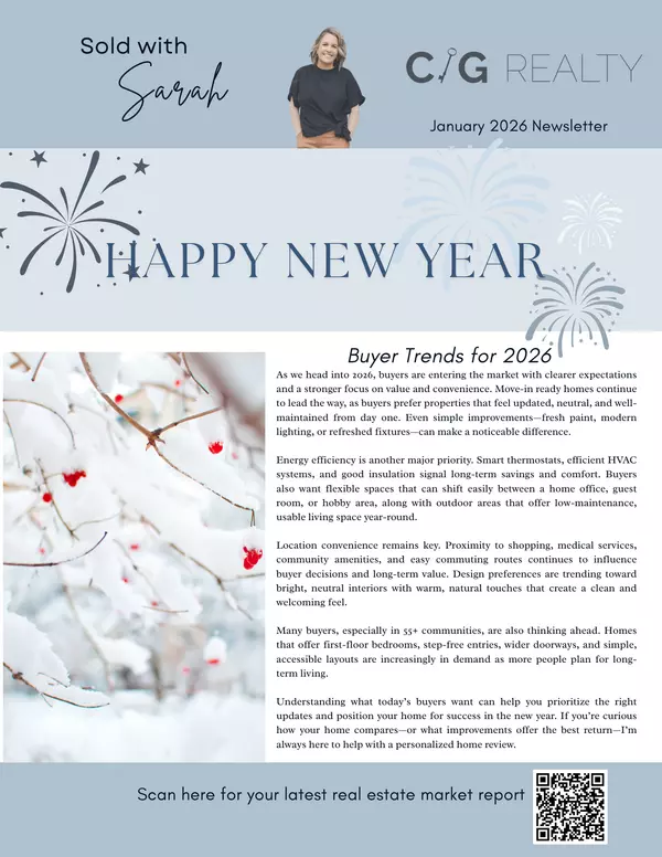 January 2026 Newsletter,Sarah Glasgow