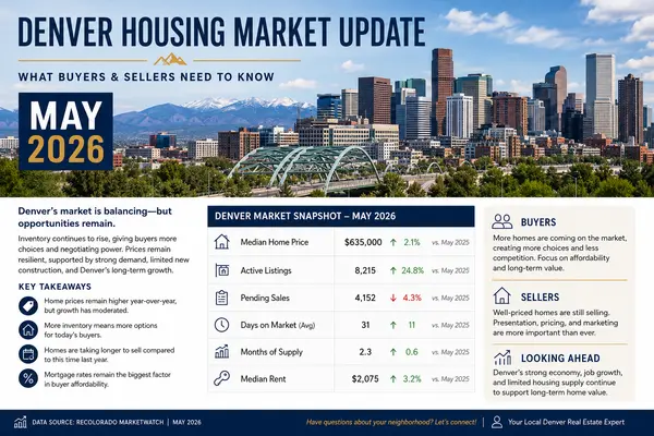 Denver Housing Market Update: What Buyers and Sellers Should Know in Spring 2026