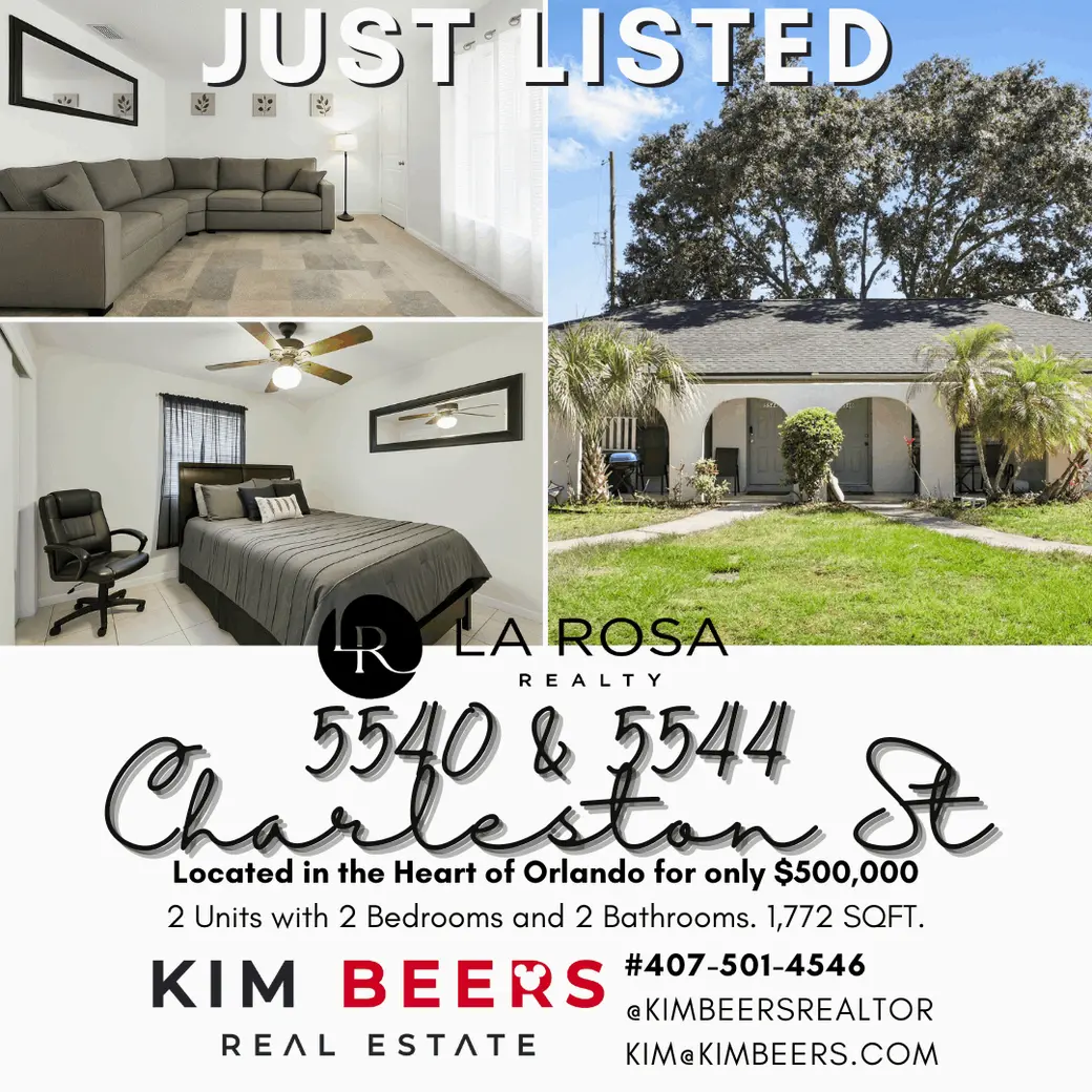 Duplex Just Listed in Orlando - Investment Opportunity!