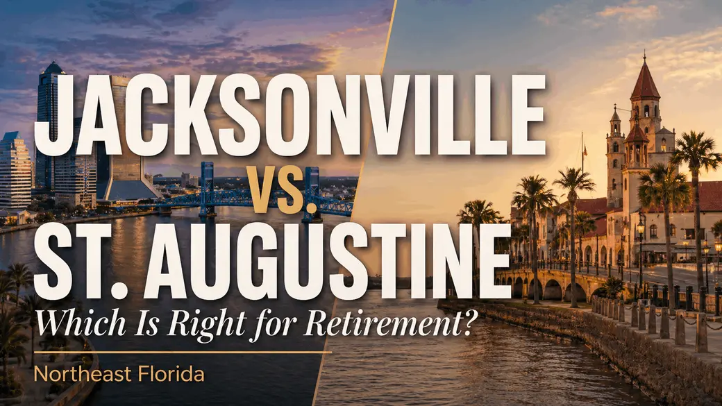 Jacksonville vs. St. Augustine -- Which Is Better for Retirees?