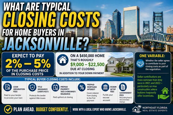 What Are Typical Closing Costs for Home Buyers in Jacksonville?