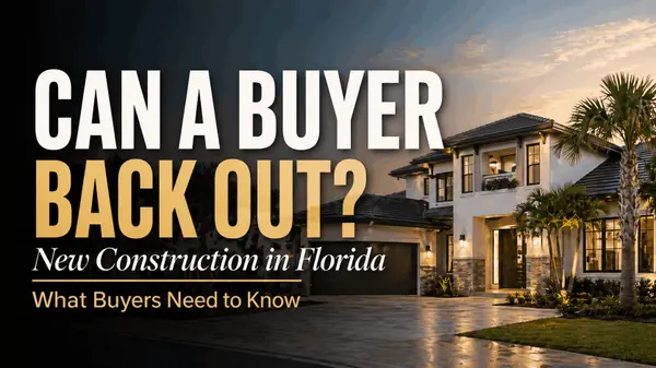 Can a Buyer Back Out of a New Construction Contract in Florida?