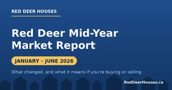 Red Deer Real Estate Market Update: What Changed in the First Half of 2026