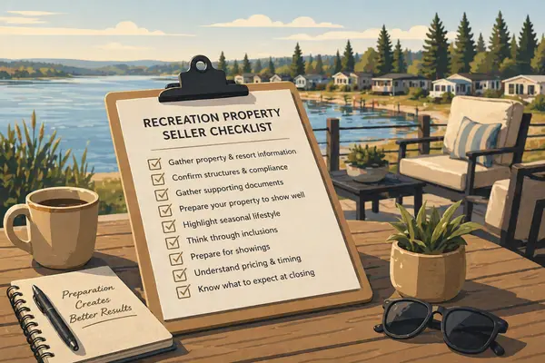 feature image of Selling a Recreation Property? Start With This Checklist