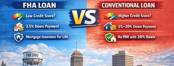 FHA vs. Conventional Loans: What Fresno Home Buyers Need to Know