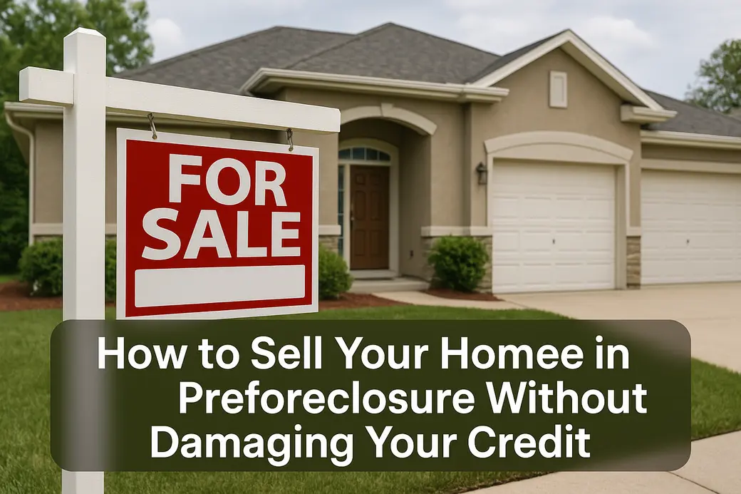 How to Sell Your Home in Preforeclosure Without Damaging Your Credit in Round Lake, Illinois
