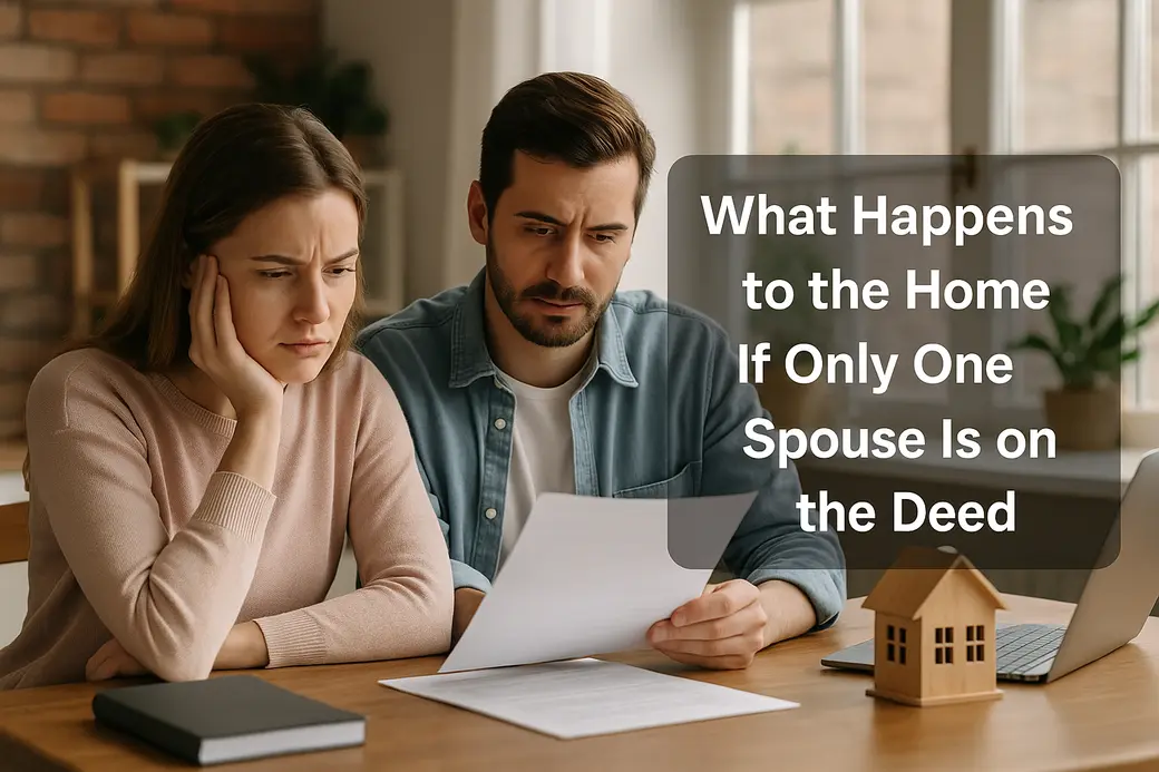 What Happens to the Home If Only One Spouse Is on the Deed in Lindenhurst, Illinois