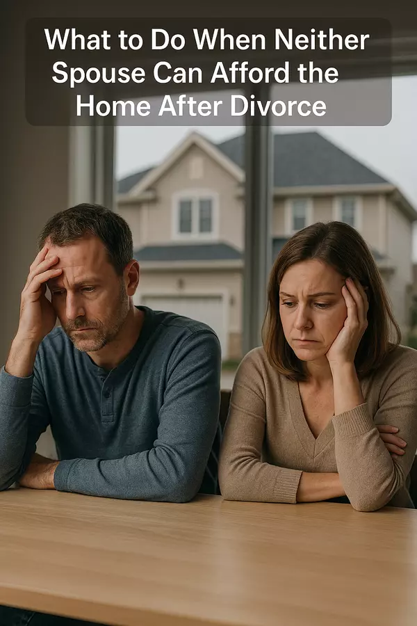 What to Do When Neither Spouse Can Afford the Home After Divorce in Antioch, Illinois,Dick Barr, CRS