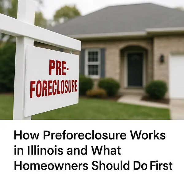 How Preforeclosure Works in Illinois and What Fox Lake Homeowners Should Do First
