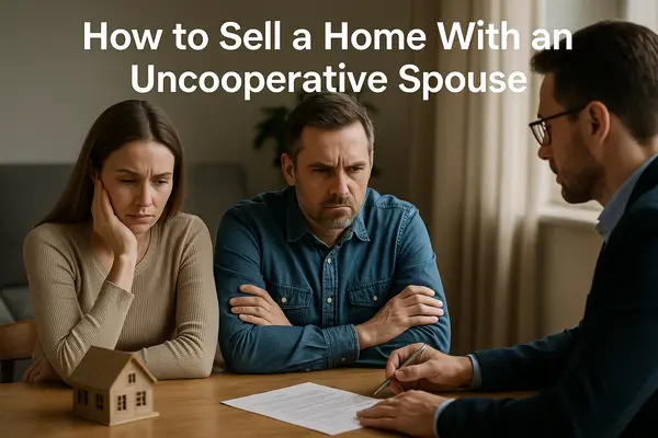 How to Sell a Home With an Uncooperative Spouse in Round Lake Beach, Illinois