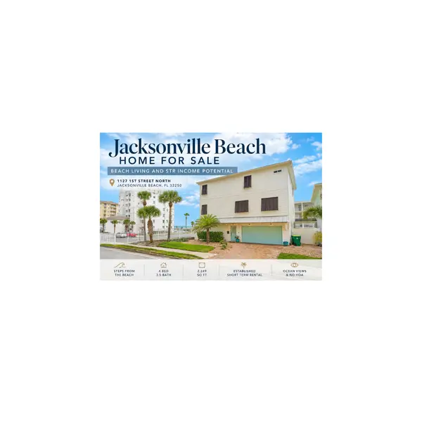 Jacksonville Beach Home for Sale: 1127 1st Street North Offers Beach Living and STR Income Potential