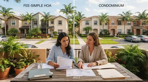 feature image of How to Tell Whether a Miami Townhouse Is Fee Simple or a Condo
