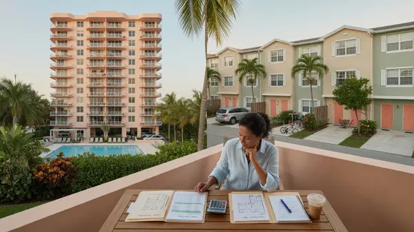 feature image of Condo vs. Townhouse in Miami: Which Has More Financial Risk and Responsibility for Buyers?