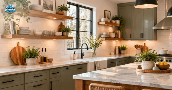 feature image of What to Know Before Installing Open Kitchen Shelving
