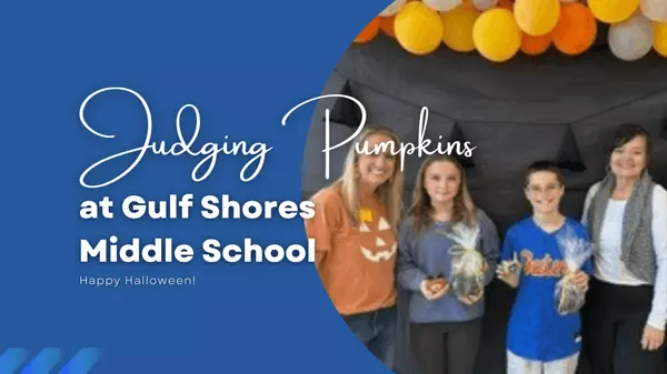 Judging Pumpkins at Gulf Shores Middle School