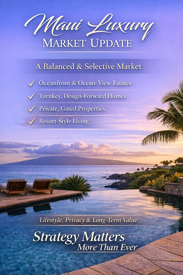 Maui Luxury Real Estate Market Update 2026 | Trends, Opportunities & Insights,Mark Waite