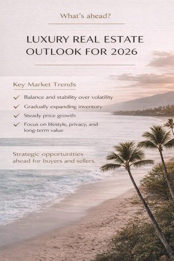 Luxury Real Estate Outlook for 2026 | Maui Luxury Market Trends