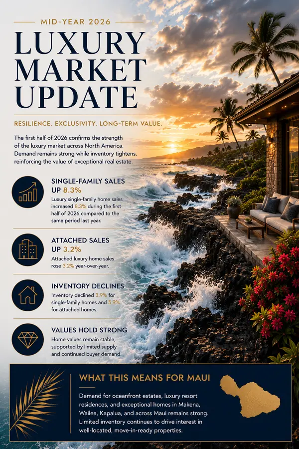 Maui Luxury Real Estate Market Update | July 2026 Trends