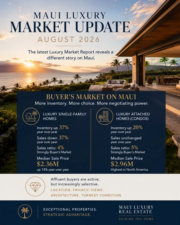 Maui Luxury Real Estate Market: Buyers Gain Leverage as Inventory Rises in 2026,Mark Waite