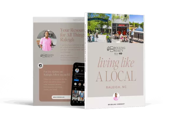 Bolling Realty Raleigh Relocation Guide Front Back Page