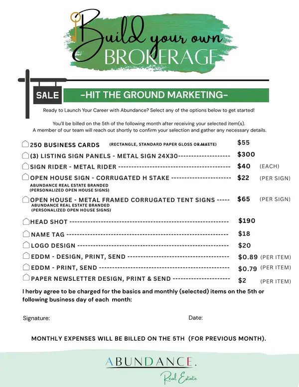 BYO Brokerage & Referral Form