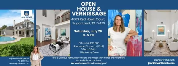 When Art Meets Home: A Unique Vernissage at 4603 Red Hawk Court in Riverstone,Anja Drewes Neidhardt