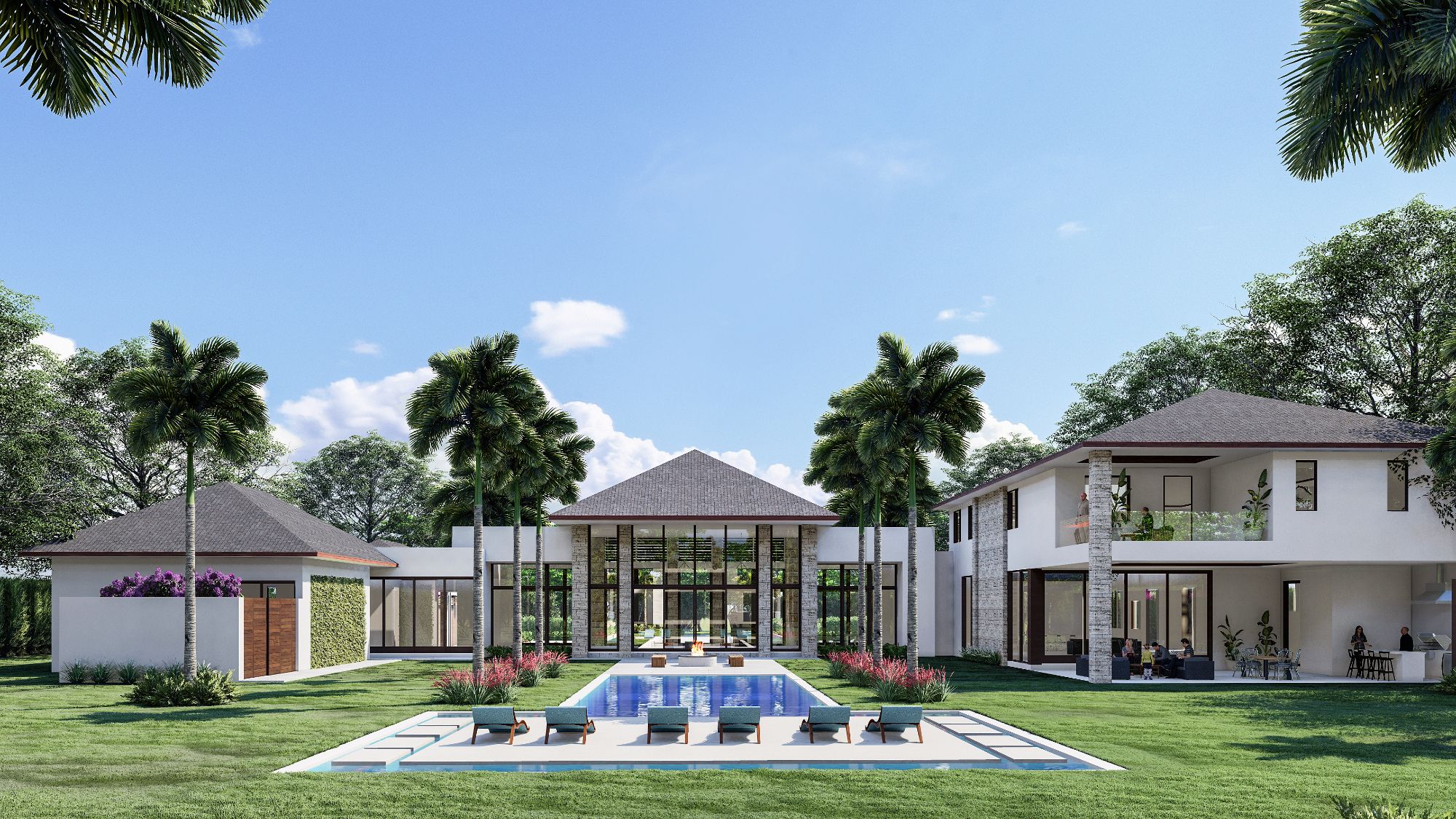 Luxury new construction condo interior in Fort Lauderdale with ocean views and modern finishes.