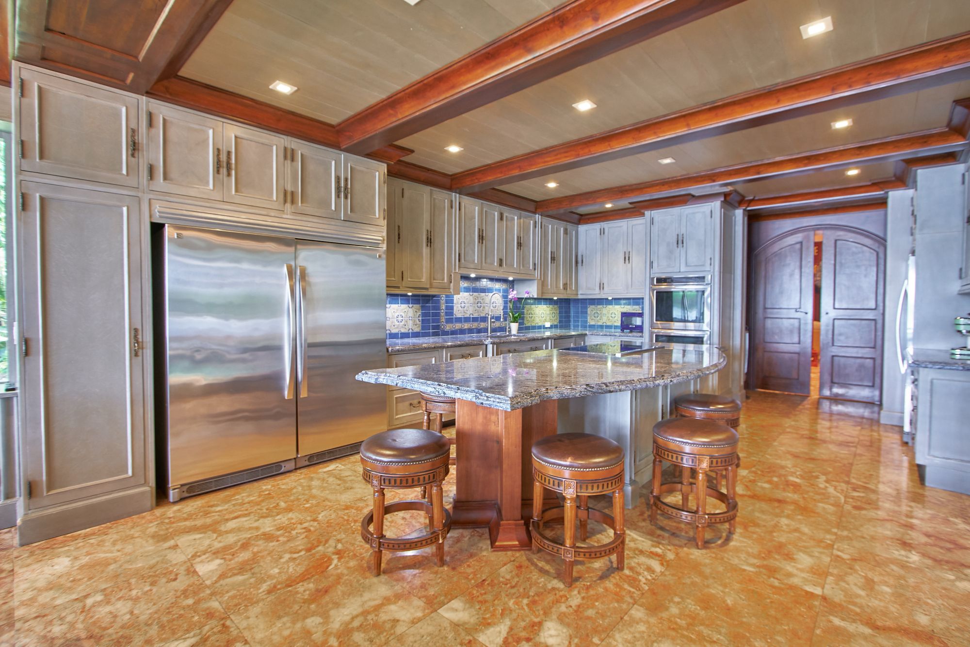 Modern luxury interior inside a Weston Florida home prepared for sale