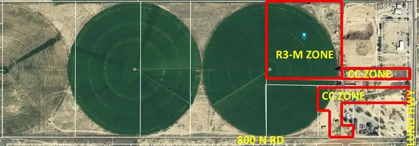 800 N Lund HWY 19.62 Acres R3-M & CC #Zones With Water