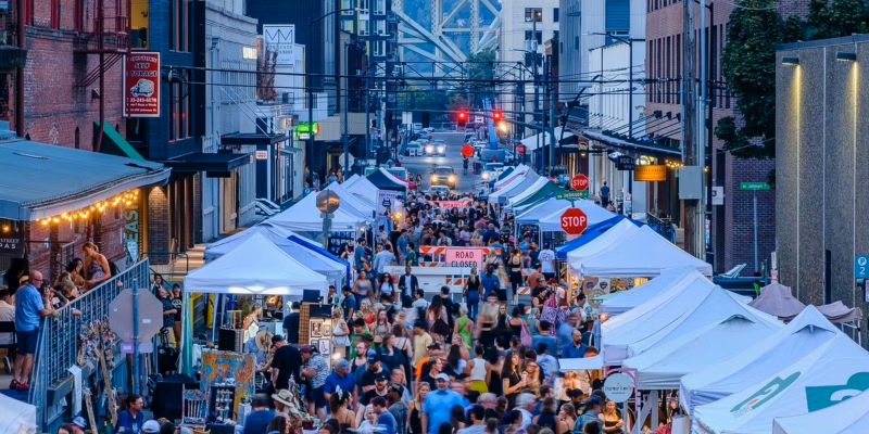 Community engagement in Irvington - Annual neighborhood events and block parties