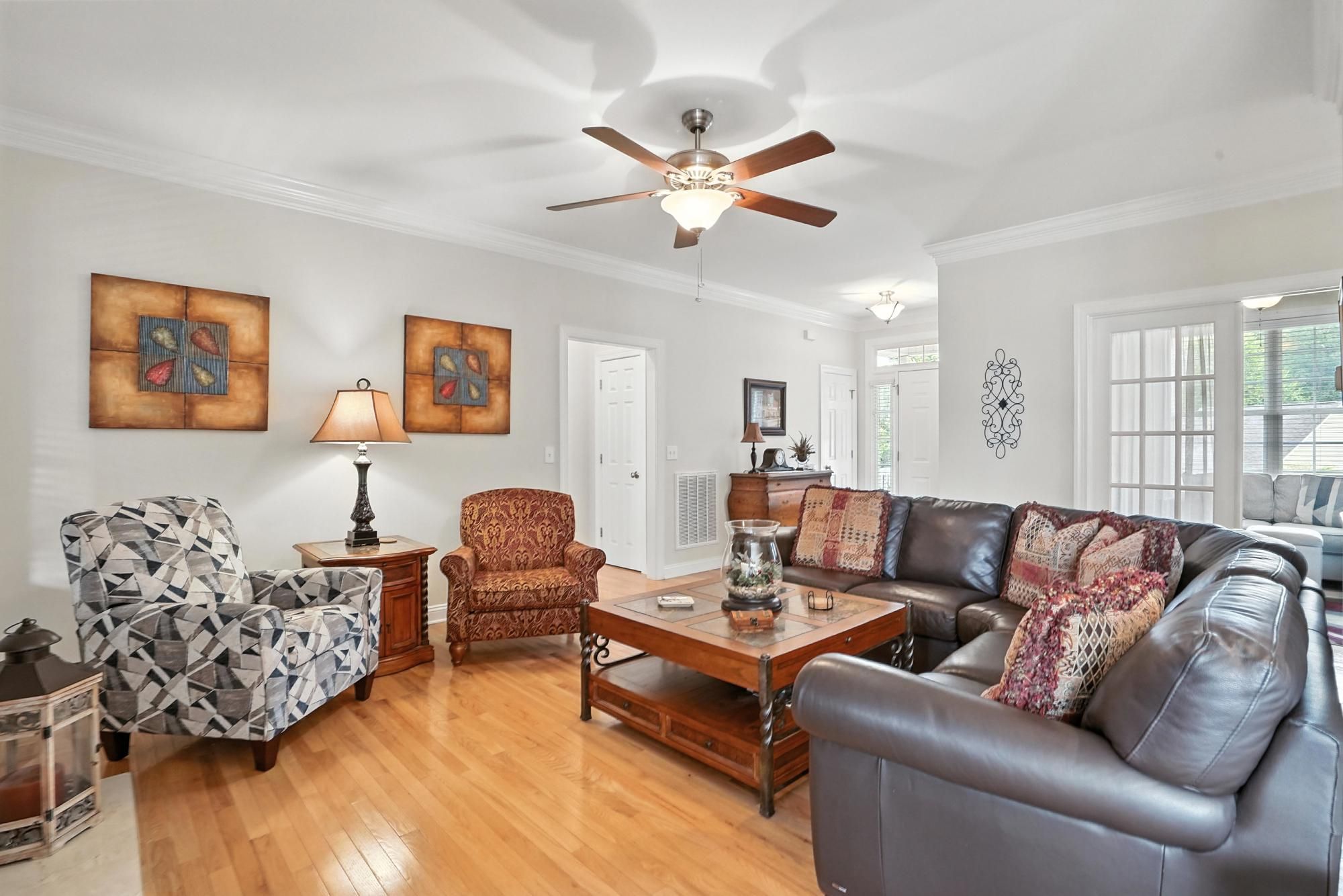 crown molding, separate office, and split bedroom floorplan at 2300 Wednesbury Ct, Kannapolis, NC