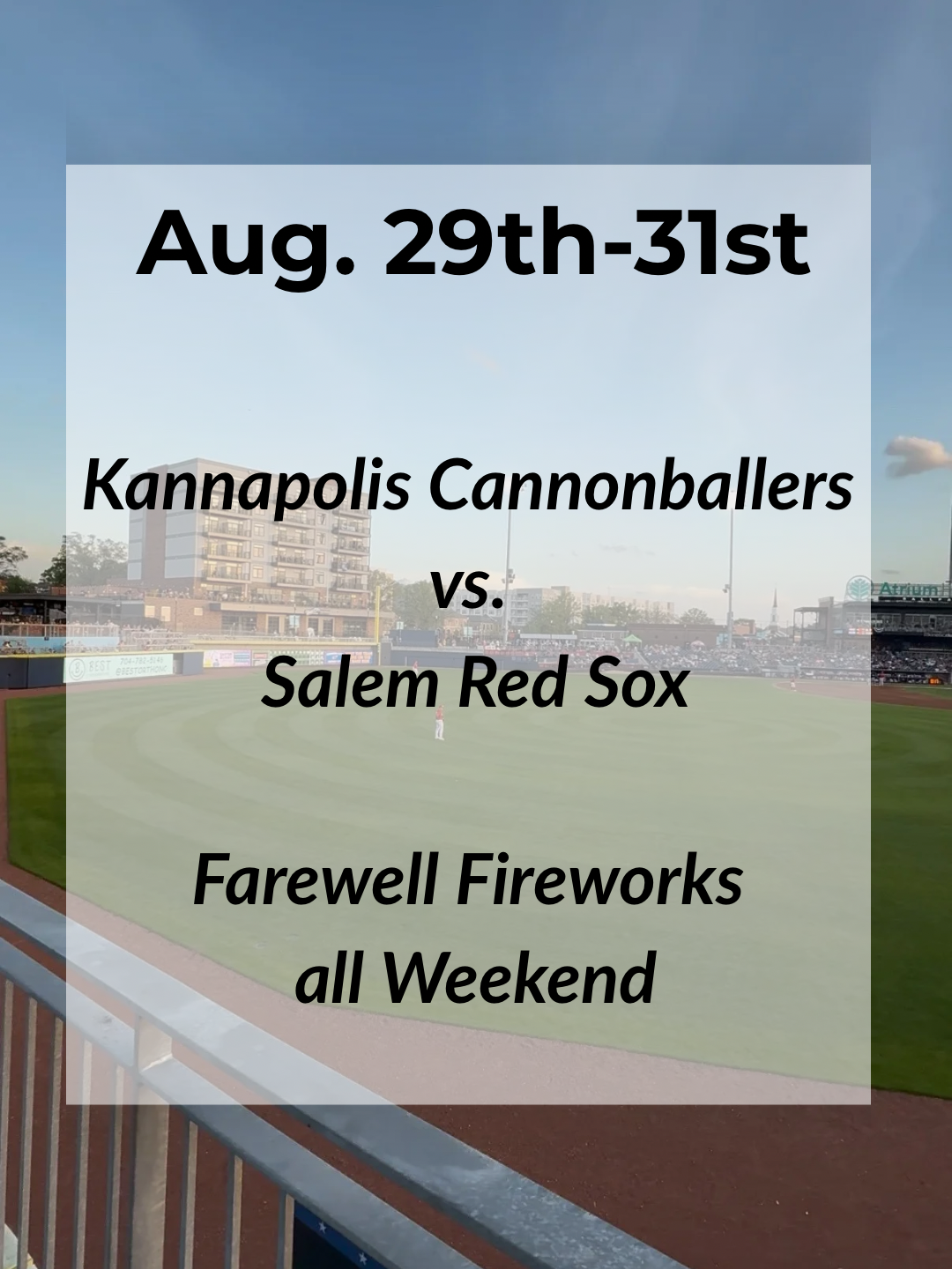 cannonballers labor day weekend