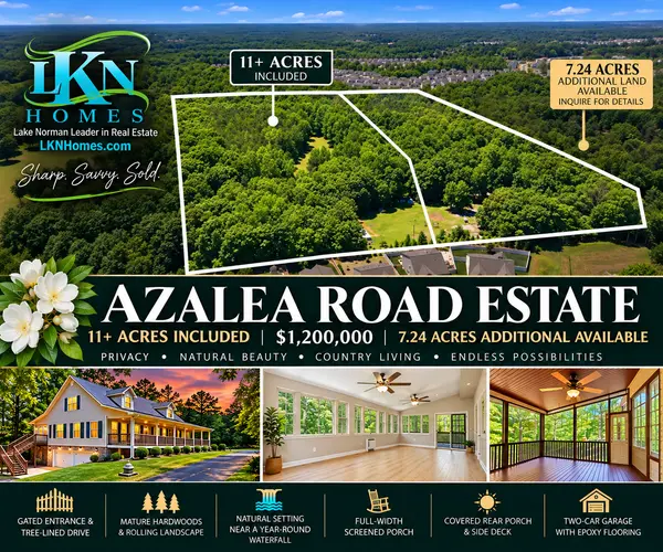 Acreage Living Near Lake Norman: Discover Azalea Road Estate