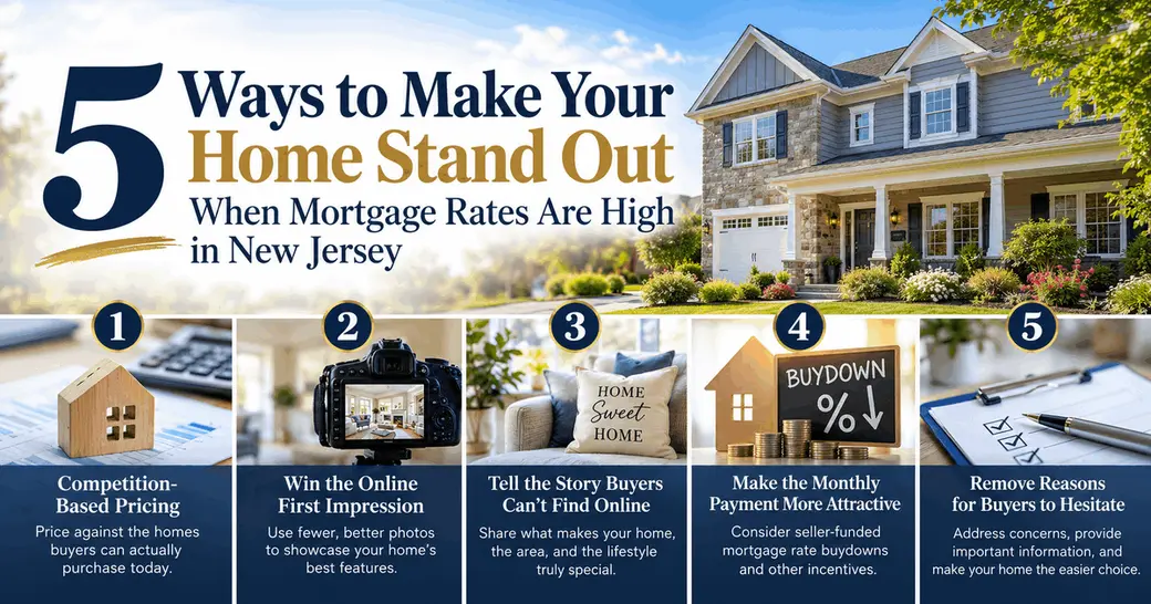 5 Ways to Make Your Home Stand Out When Mortgage Rates Are High in New Jersey