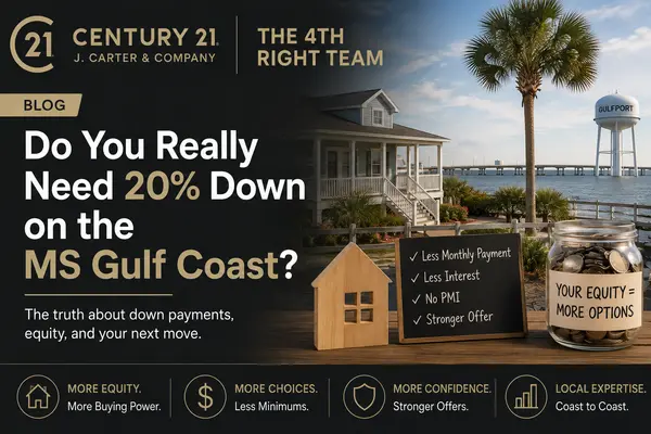 Do You Really Need 20% Down on the MS Gulf Coast?,Randy Richardson