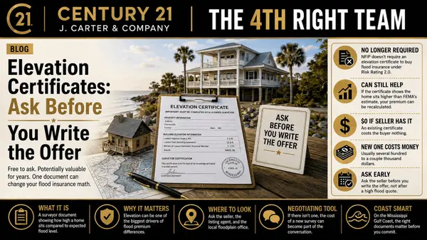 feature image of Elevation Certificates: Ask Before You Write an Offer