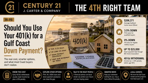 Should You Use Your 401(k) for a Gulf Coast Down Payment?,Randy Richardson