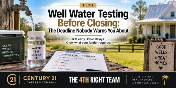 feature image of Well Water Testing Before Closing: The Deadline Nobody Warns You About